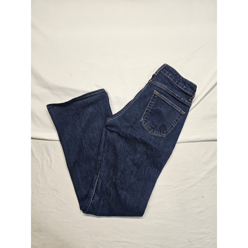 GAP Flare Stretch Dark Wash Denim Jeans Womens Blue Flared Leg